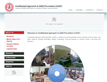 Tablet Screenshot of caap-bd.org